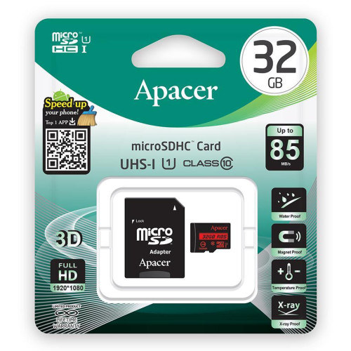 SD-карта Apacer Micro SDHC 32Gb